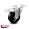 Service Caster 4 Inch Hard Rubber Wheel Swivel Top Plate Caster with Total Lock Brake SCC SCC-TTL20S414-HRS - alternate 3